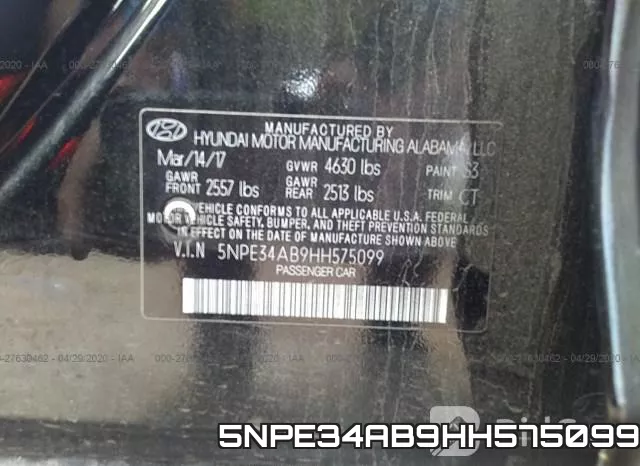 5NPE34AB9HH575099 фото 10