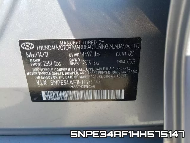 5NPE34AF1HH575147 фото 2