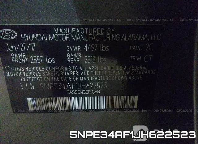 5NPE34AF1JH622523 фото 10