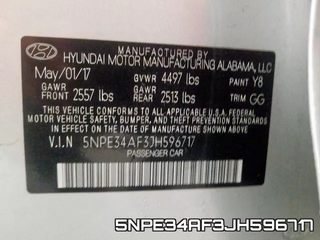 5NPE34AF3JH596717 фото 2
