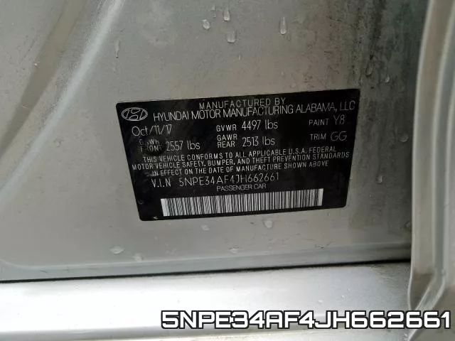 5NPE34AF4JH662661 фото 2