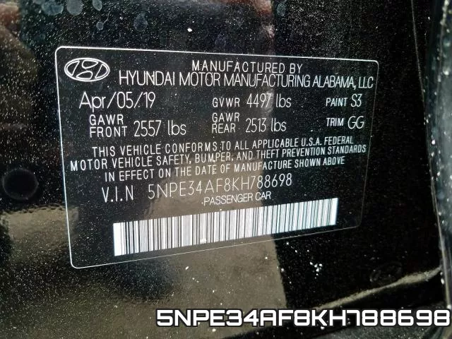 5NPE34AF8KH788698 фото 2