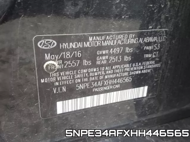 5NPE34AFXHH446565 фото 2