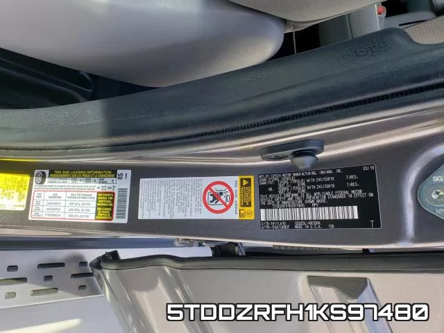 5TDDZRFH1KS97480 фото 2