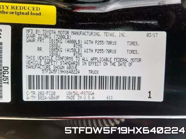 5TFDW5F19HX640224 фото 2