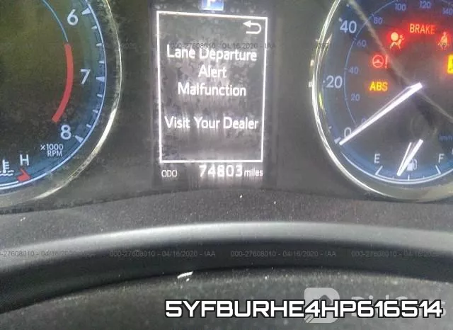 5YFBURHE4HP616514 фото 8
