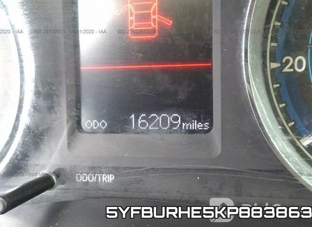 5YFBURHE5KP883863 фото 8
