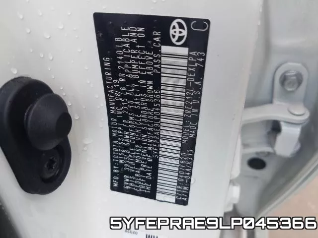5YFEPRAE9LP045366 фото 2