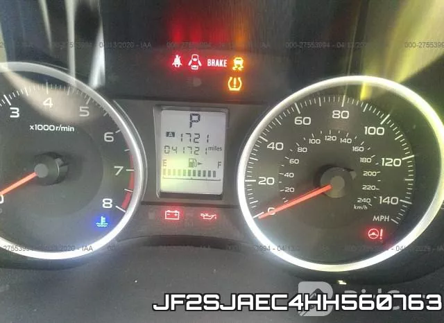 JF2SJAEC4HH560763 фото 8
