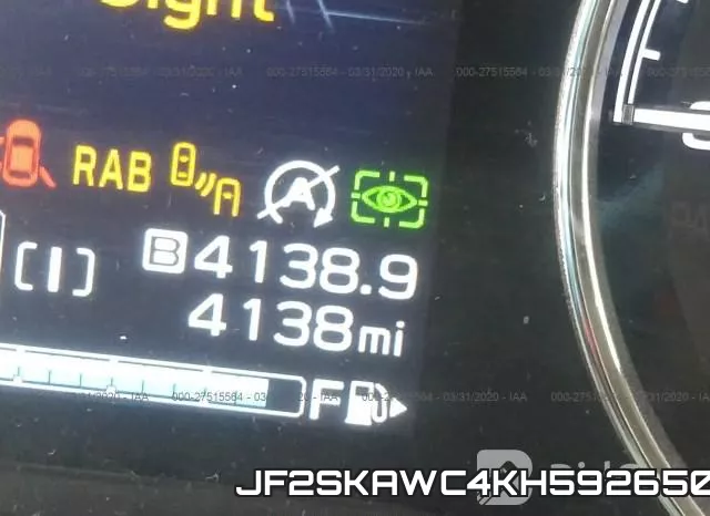 JF2SKAWC4KH592650 фото 8