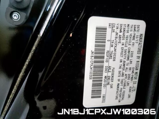 JN1BJ1CPXJW100306 фото 2