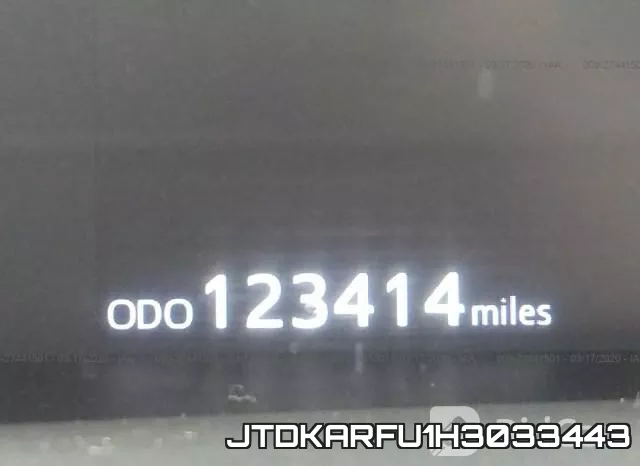 JTDKARFU1H3033443 фото 8