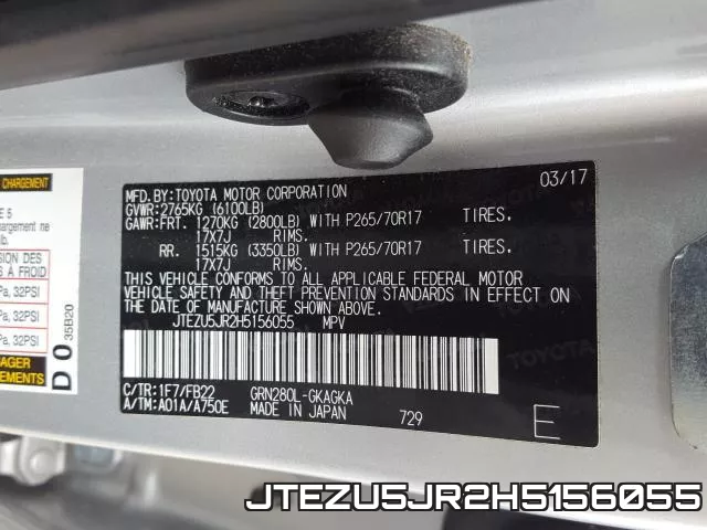 JTEZU5JR2H5156055 фото 2