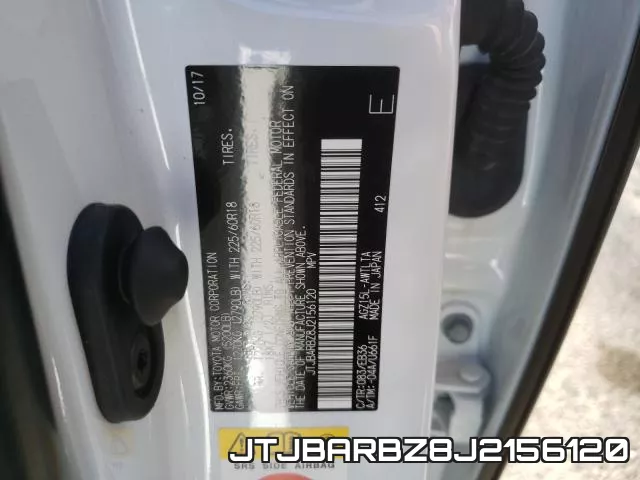 JTJBARBZ8J2156120 фото 2