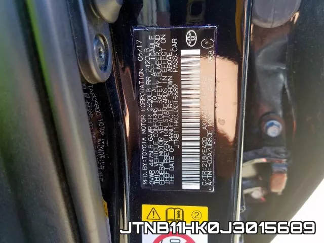 JTNB11HK0J3015689 фото 2