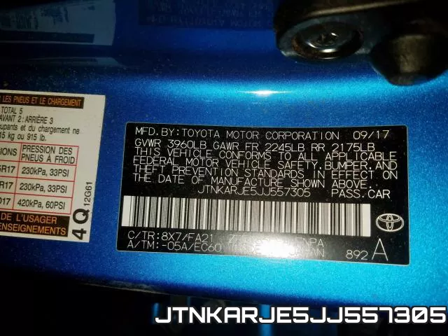 JTNKARJE5JJ557305 фото 2