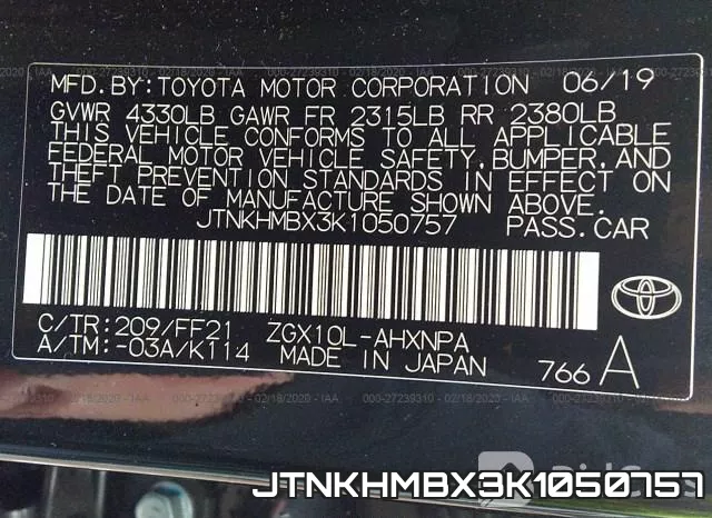 JTNKHMBX3K1050757 фото 10