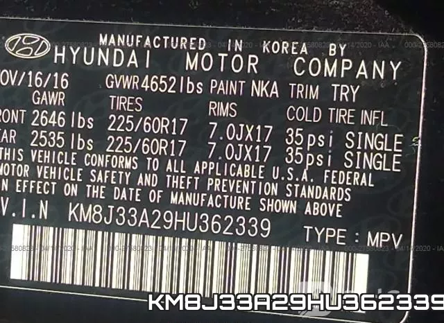 KM8J33A29HU362339 фото 10