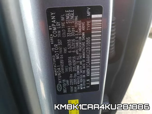 KM8K1CAA4KU281886 фото 2