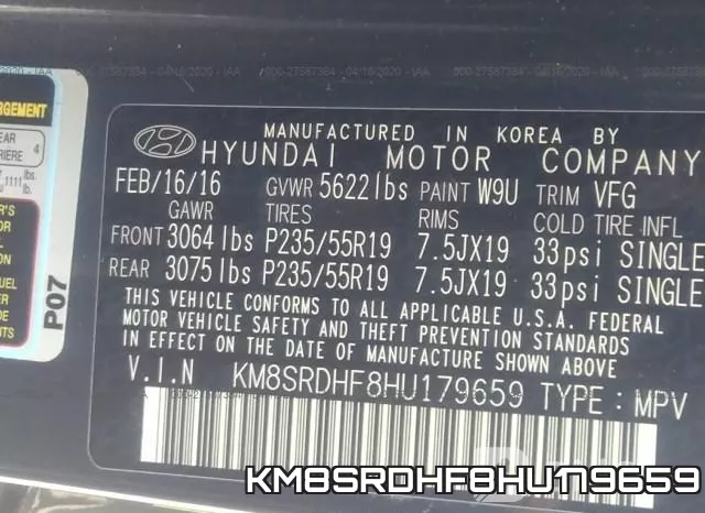 KM8SRDHF8HU179659 фото 10