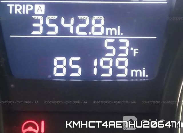 KMHCT4AE7HU206471 фото 8