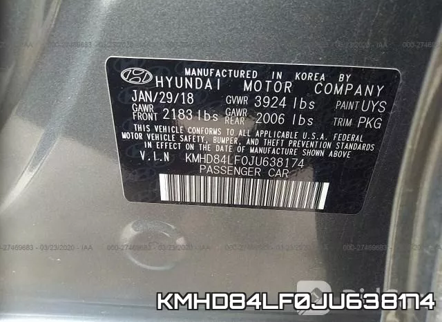 KMHD84LF0JU638174 фото 10