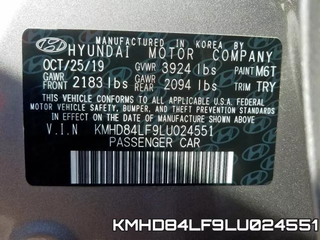 KMHD84LF9LU024551 фото 2