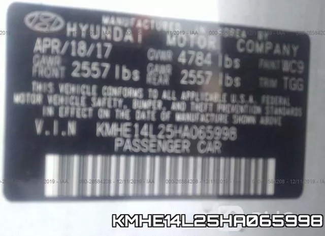 KMHE14L25HA065998 фото 10