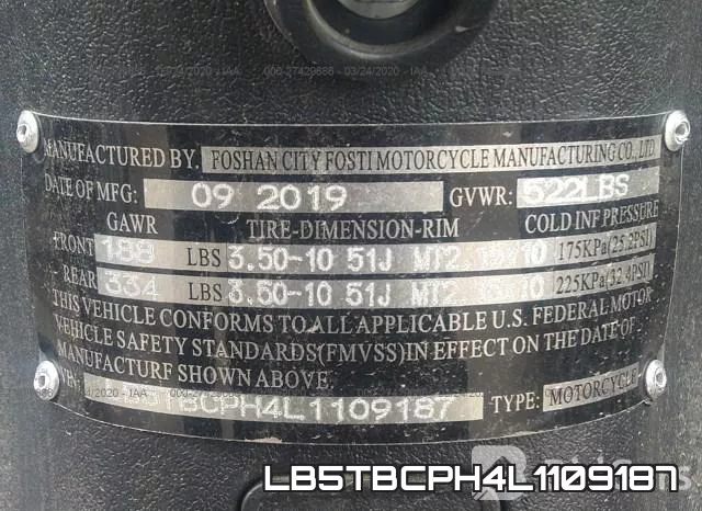 LB5TBCPH4L1109187 фото 10