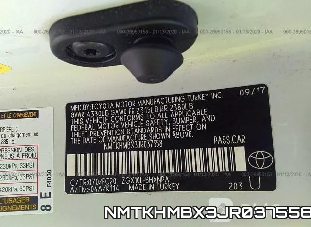 NMTKHMBX3JR037558 фото 10