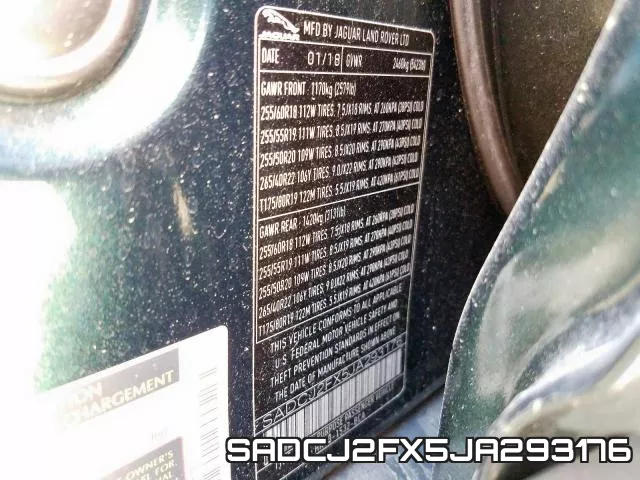 SADCJ2FX5JA293176 фото 2