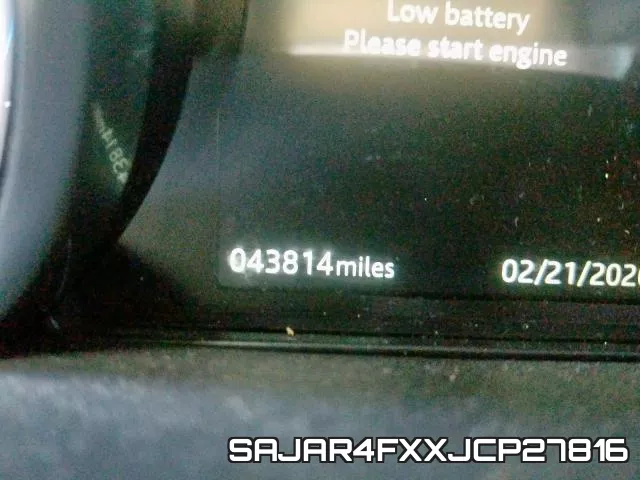 SAJAR4FXXJCP27816 фото 9