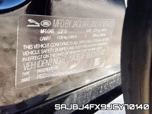 SAJBJ4FX9JCY70140 фото 2