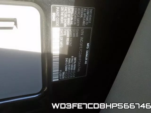 WD3FE7CD8HP566746 фото 2