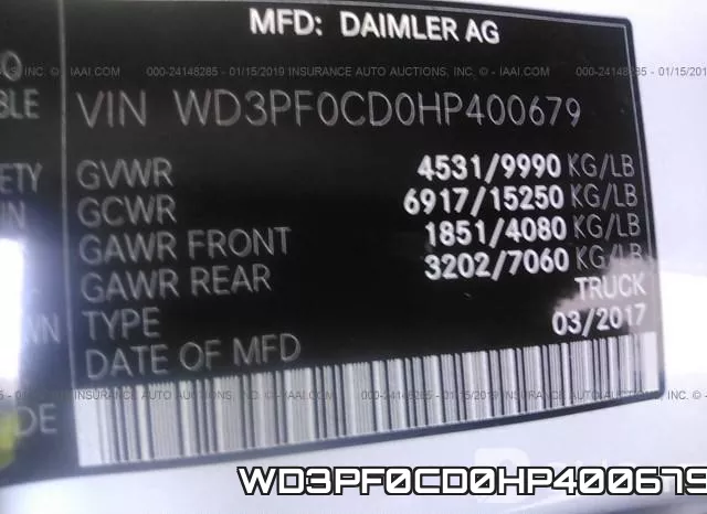 WD3PF0CD0HP400679 фото 10