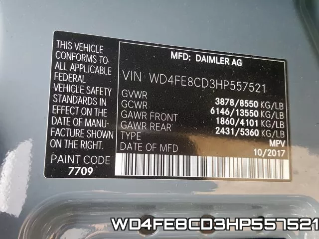 WD4FE8CD3HP557521 фото 2