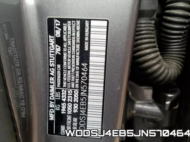 WDDSJ4EB5JN570464 фото 2