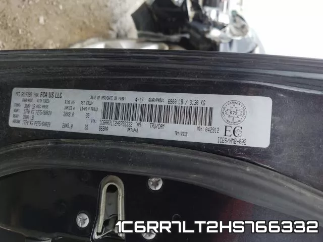 1C6RR7LT2HS766332 фото 2