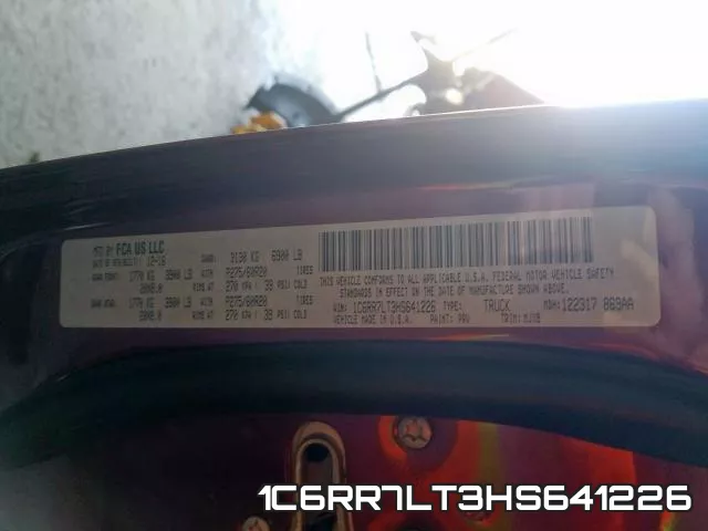 1C6RR7LT3HS641226 фото 2