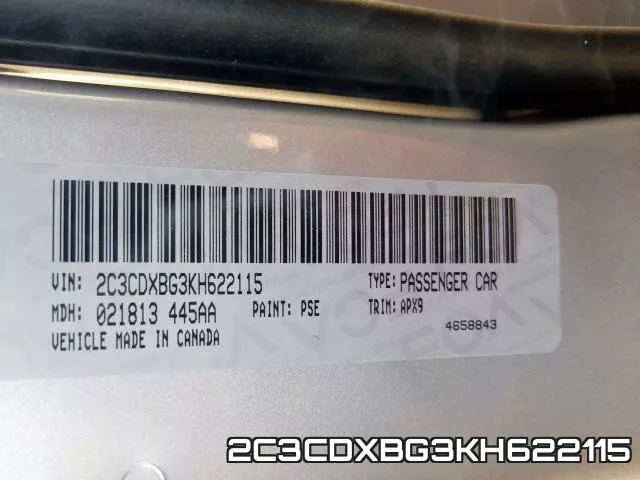 2C3CDXBG3KH622115 фото 2