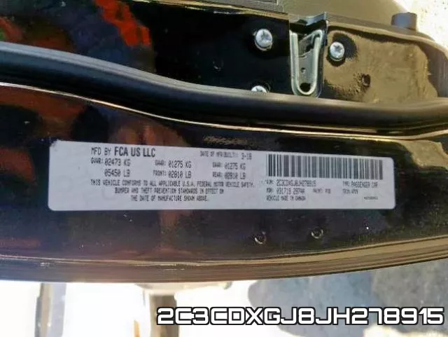 2C3CDXGJ8JH278915 фото 2