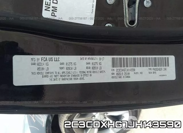 2C3CDXHG7JH143590 фото 10