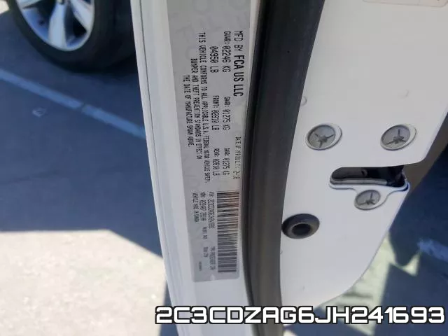 2C3CDZAG6JH241693 фото 2