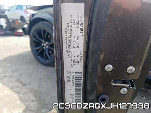 2C3CDZAGXJH127938 фото 2