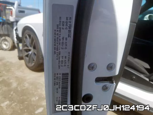 2C3CDZFJ0JH124194 фото 2