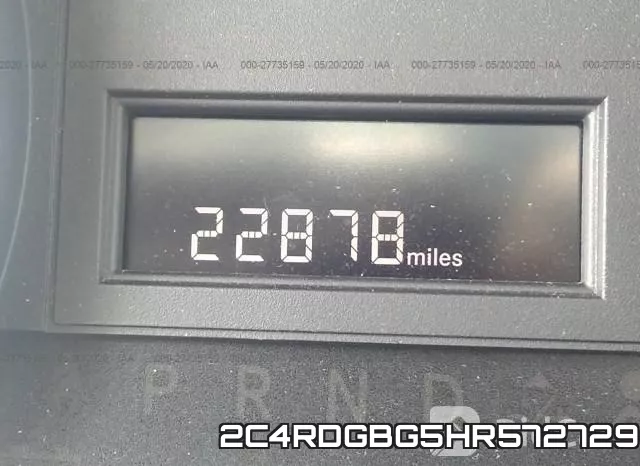 2C4RDGBG5HR572729 фото 8