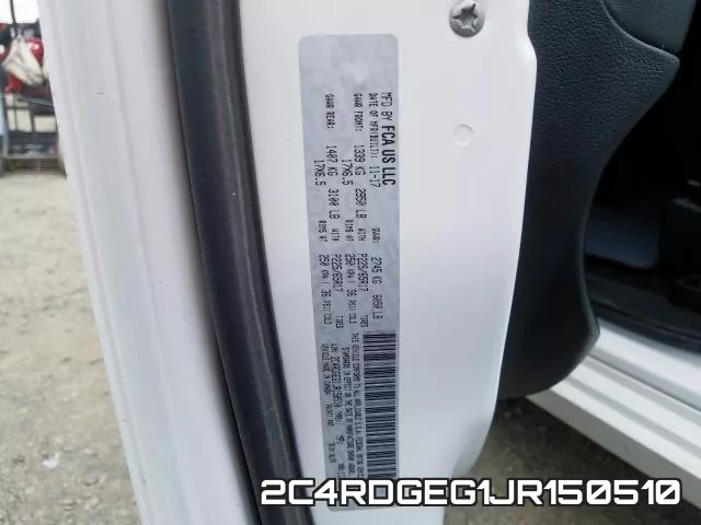 2C4RDGEG1JR150510 фото 2