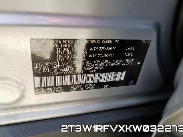 2T3W1RFVXKW032273 фото 2
