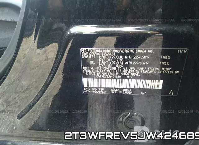 2T3WFREV5JW424689 фото 10