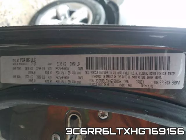 3C6RR6LTXHG769156 фото 2